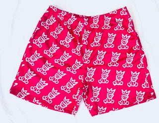 SAVAGE ANIMALZ Teddy Printed Shorts